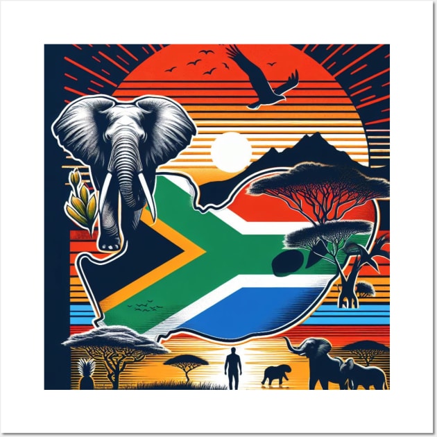 South Africa Country, My pride Wall Art by hippyhappy